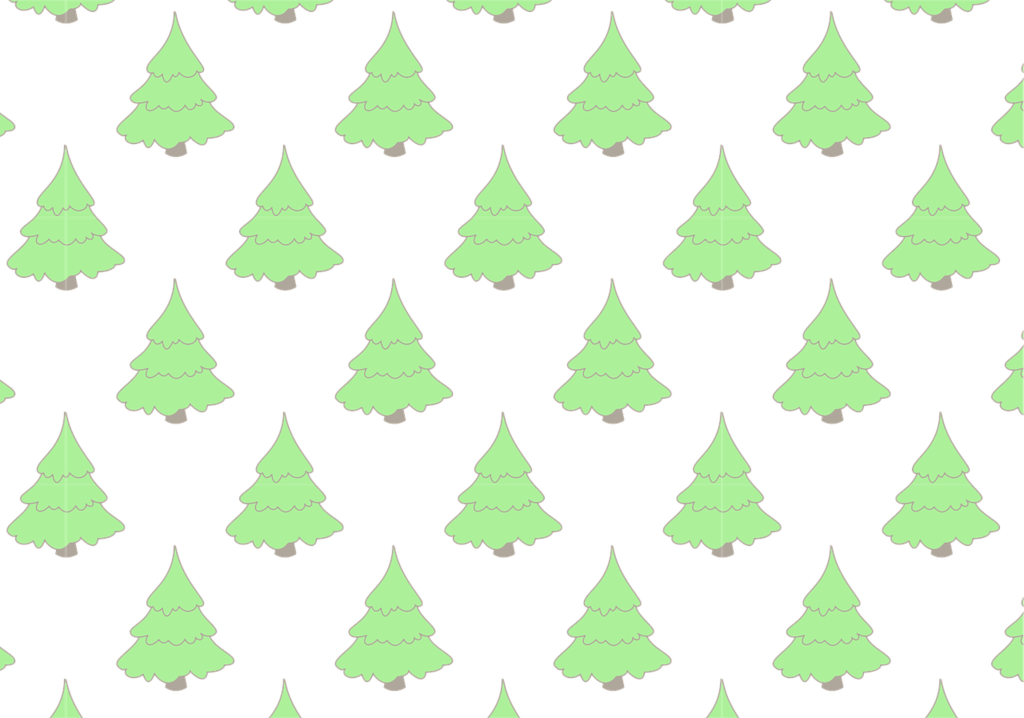 Green Christmas Pattern Background