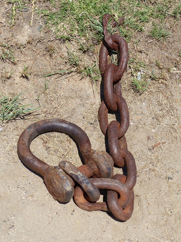 Beautifully Eroded Old Hand-forged Iron Chain – critical EYE Finds