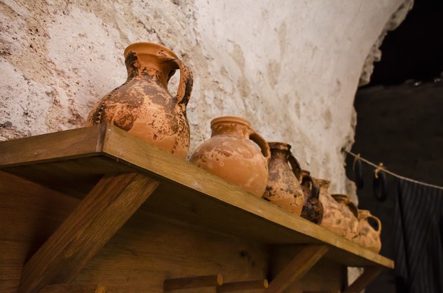 Cement Pot Pompeii Style Handmade Art Amphora Vase Pot