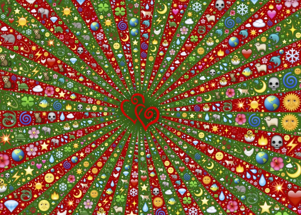 A large red heart surrounded by smaller red hearts. Love valentine  romantic, emotions. - PICRYL - Public Domain Media Search Engine Public  Domain Search