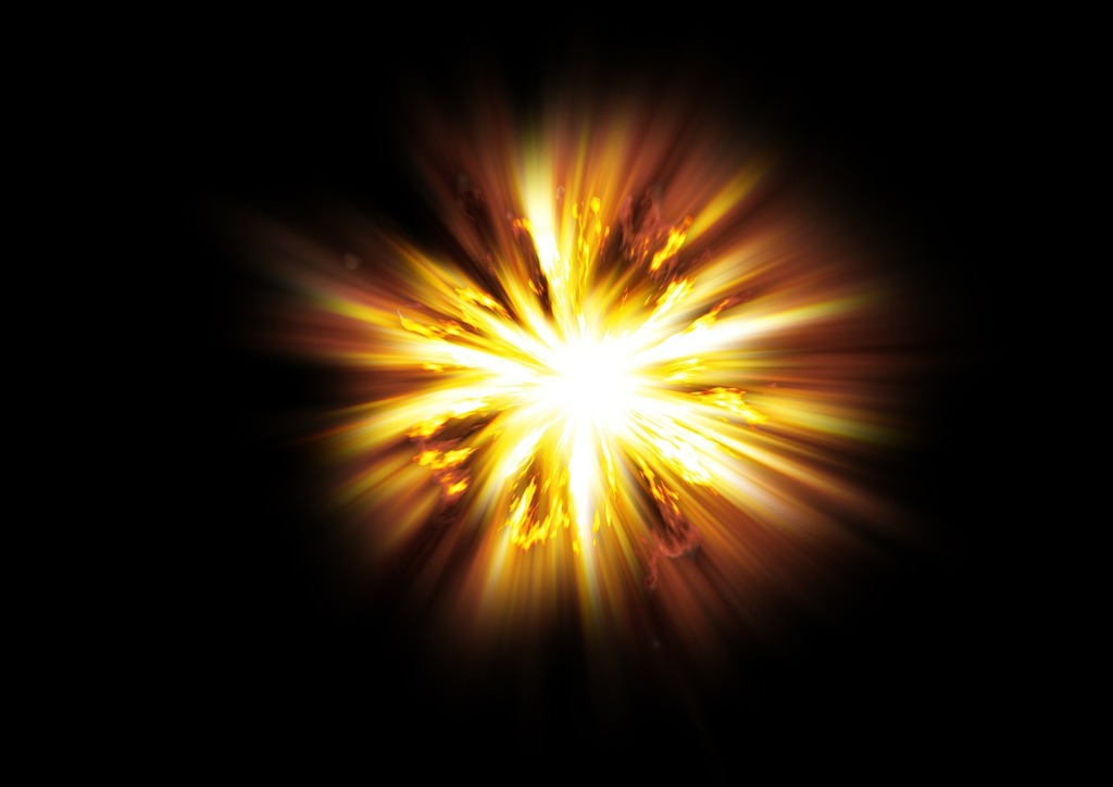 fireball black background