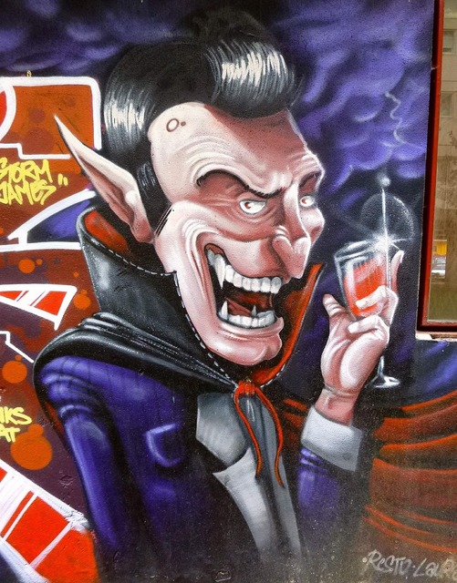 A cartoon of a man standing in front of a house. Count dracula halloween  vampire. - PICRYL - Public Domain Media Search Engine Public Domain Search