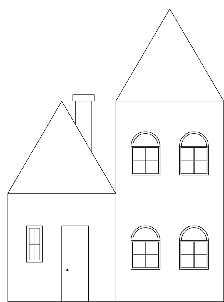 House Drawing On White Background House Stock Illustration 26200966 |  Shutterstock