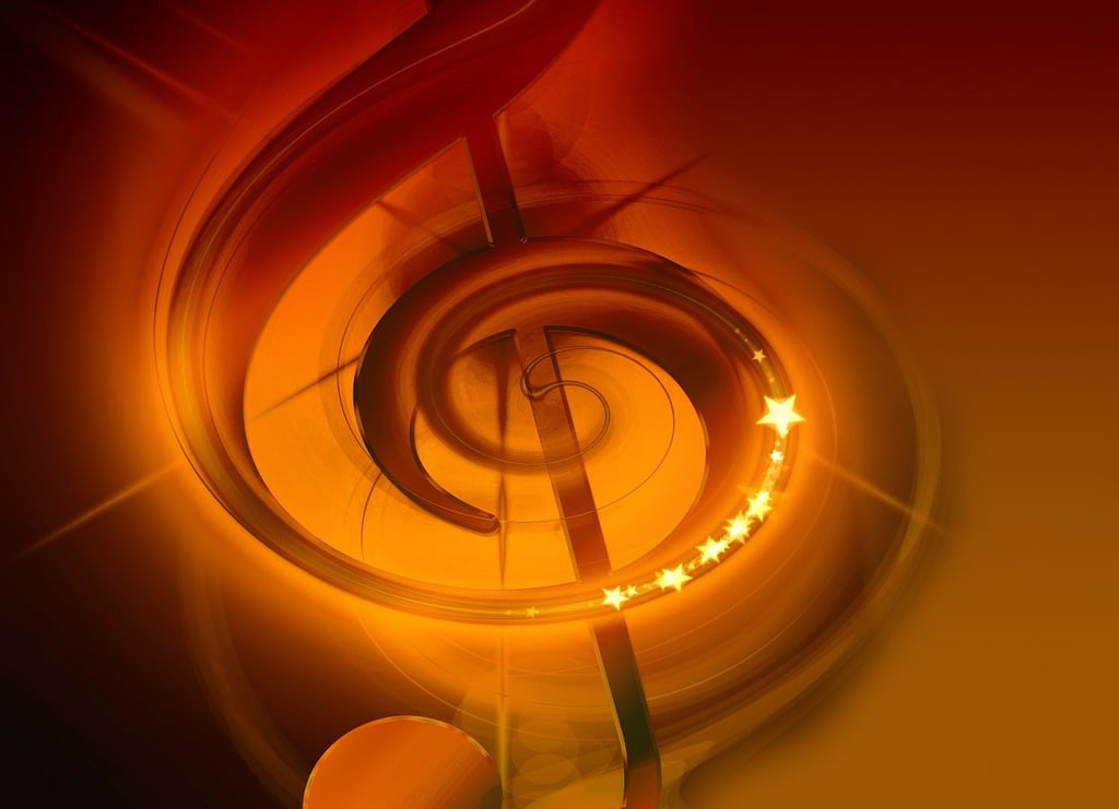 a-musical-note-with-stars-on-it-music-treble-clef-notenblatt-music