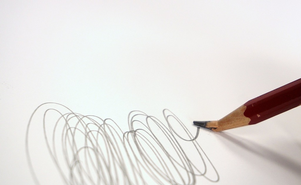 Black Pen Pencil Drawing Realistic Cute Stock Illustration 2014352372 |  Shutterstock
