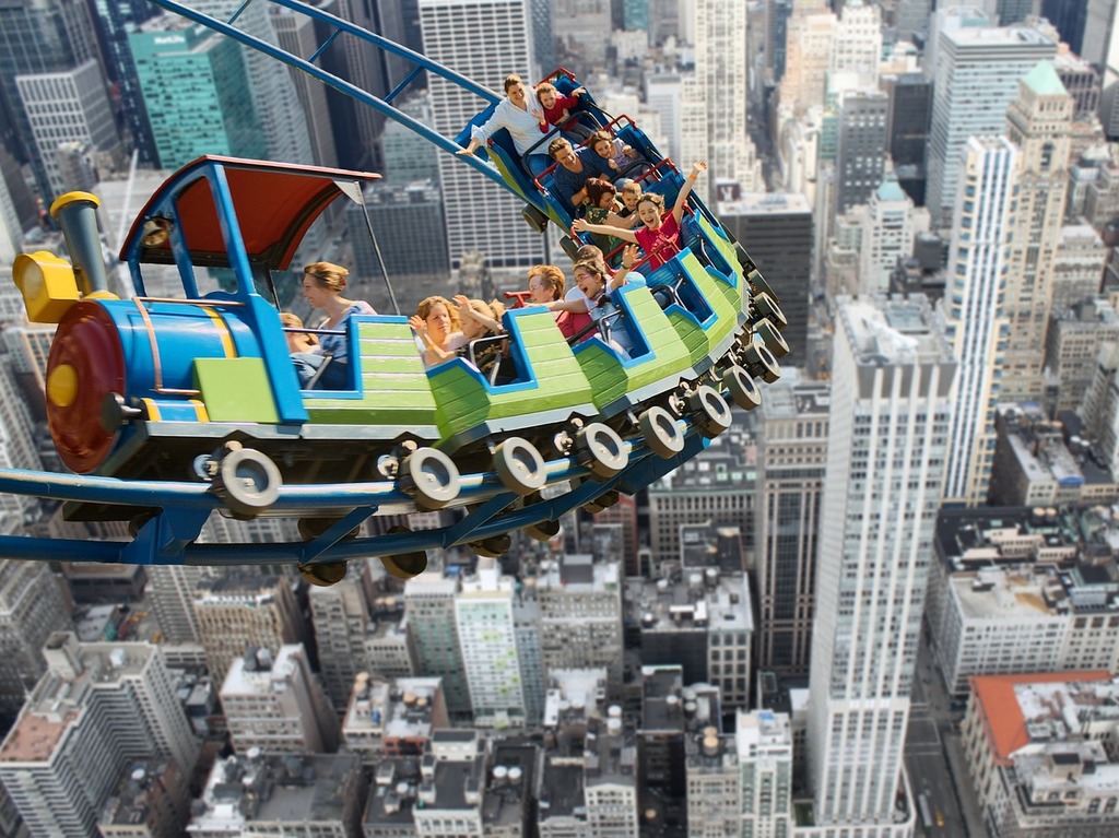 The Roller Coaster at New York-New York