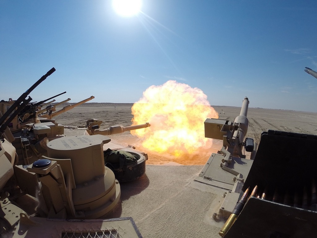 A large explosion of fire is seen from a tank. Tank sabot armor. - PICRYL -  Public Domain Media Search Engine Public Domain Search