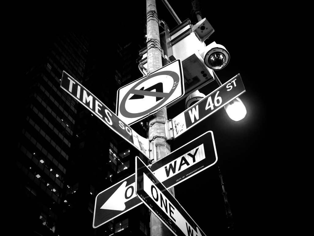 Public domain stock image. Times square new york road signs. - PICRYL ...