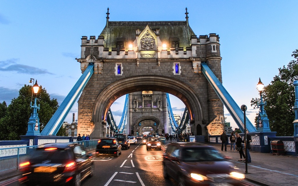 Tower bridge london evening travel vacation. A very tall bridge